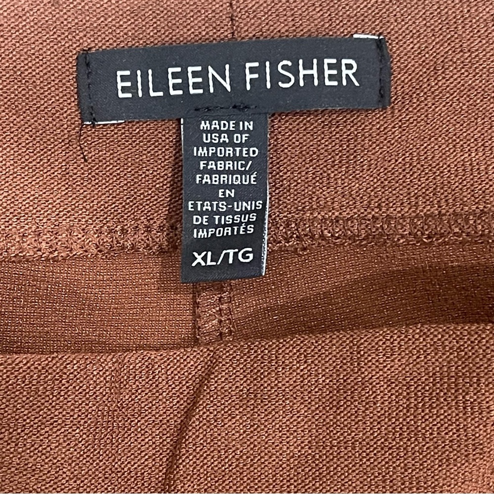 Eileen Fisher Brown Pants XL EUC - Picture 4 of 9
